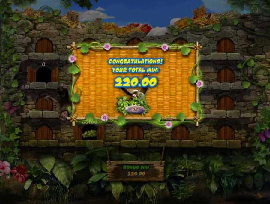 Бонусный гейм в аппарате Happy Jungle Бонусная игра в слоте Happy Jungle